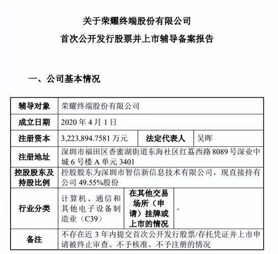 国产手机品牌荣耀正式启动IPO，将于2026年1月至3月完成上市辅导？