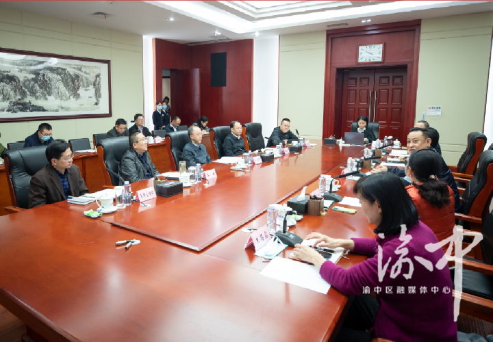 11月11日渝中区委副书记区长会见重庆网润集团一行 助力建设