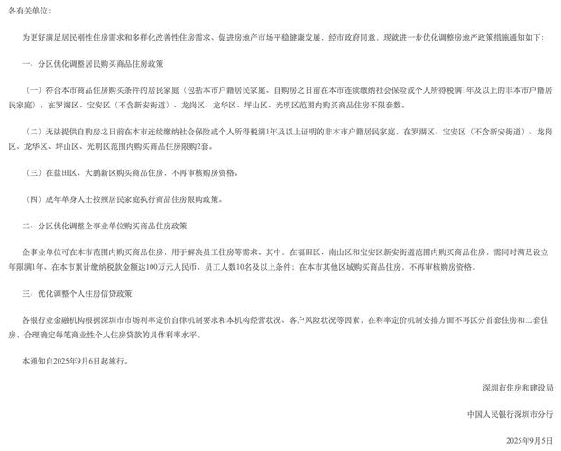 深圳市房地产新政_深圳公积金贷款首付比例_优化住房限购政策