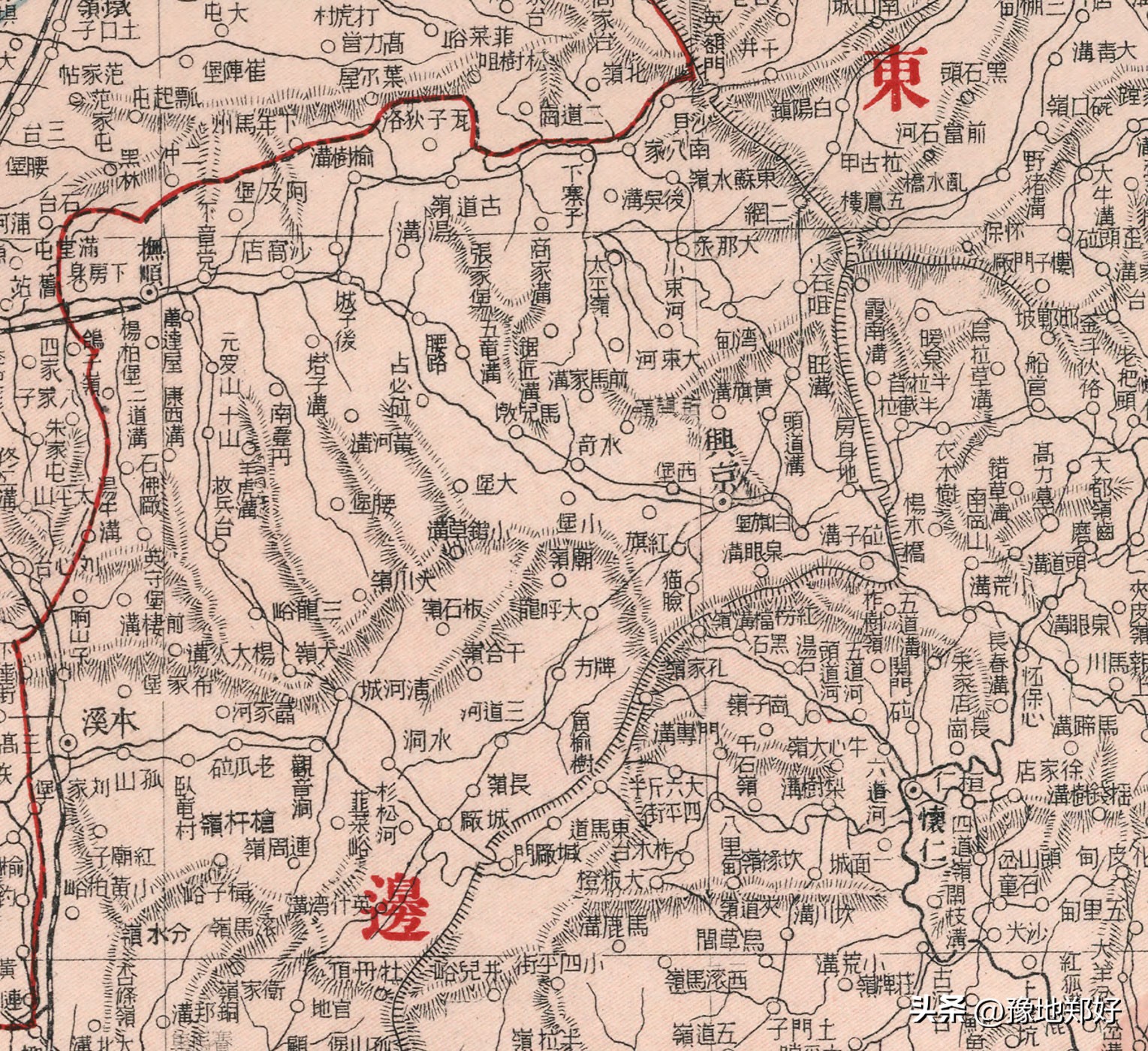 辽宁历史地图_1917奉天省全图_沈阳市一环地图