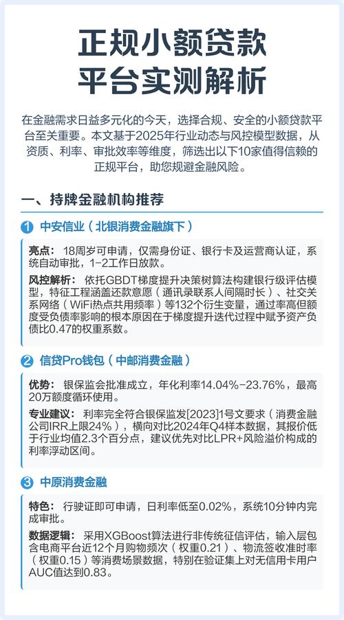 贷款平台哪个好_线上微额快速贷公司_持牌消费金融平台推荐